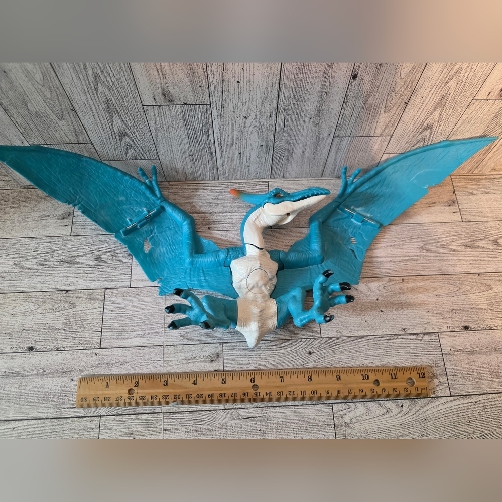 Jurasic Park Blue and White Pterodactyl Toy